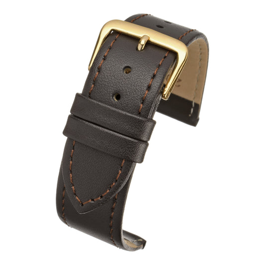 Economy Plain Leather Watch Strap (8mm-30mm)