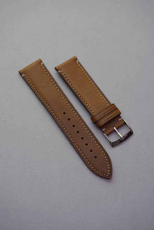 Fine grain calfskin leather strap green strap replacement for Omega Speedmaster