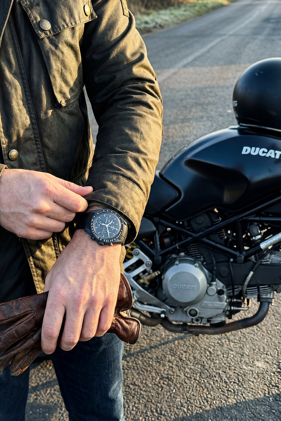 MoonSwatch FKM Curved Rubber Strap — Fits All Models