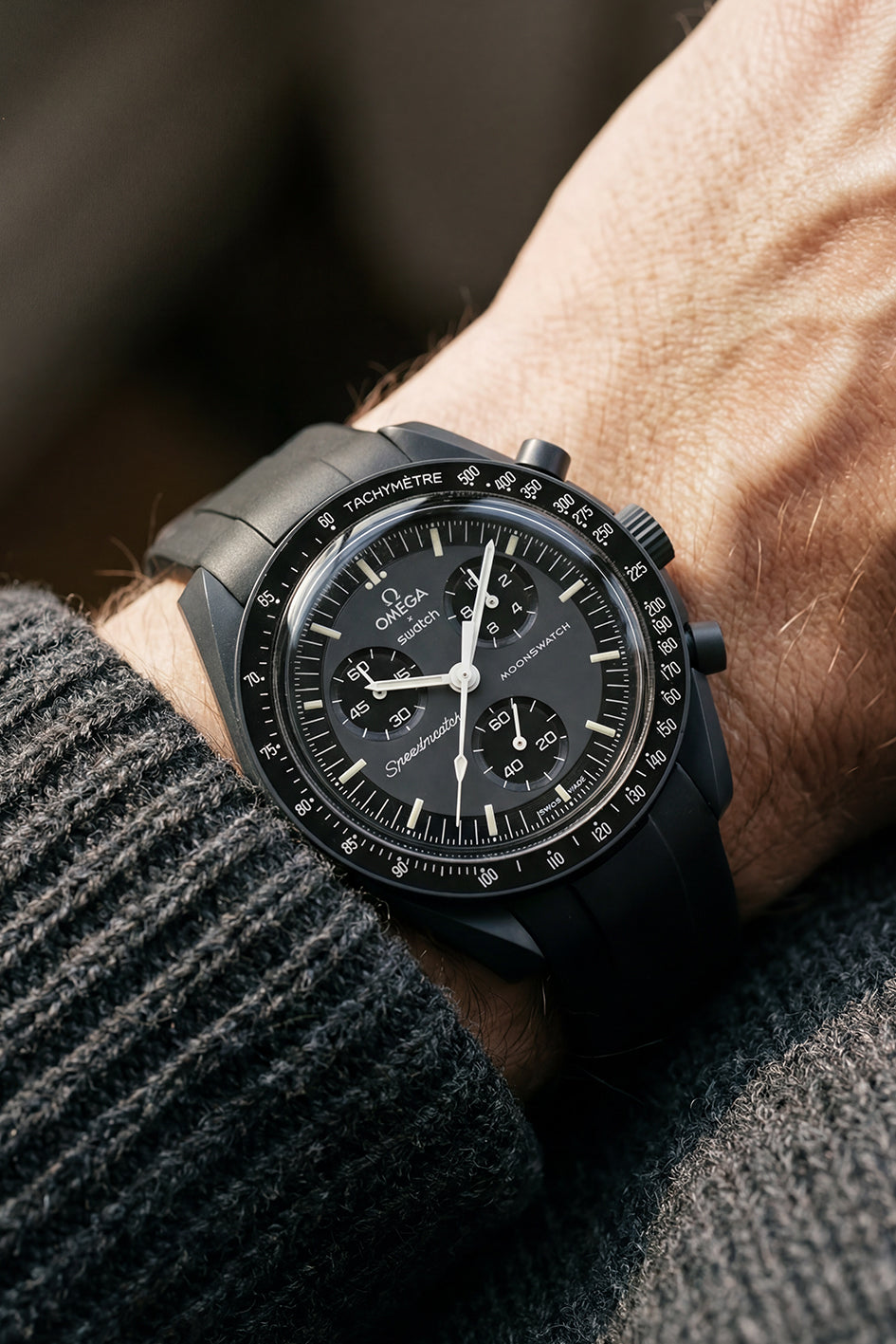 MoonSwatch FKM Curved Rubber Strap — Fits All Models