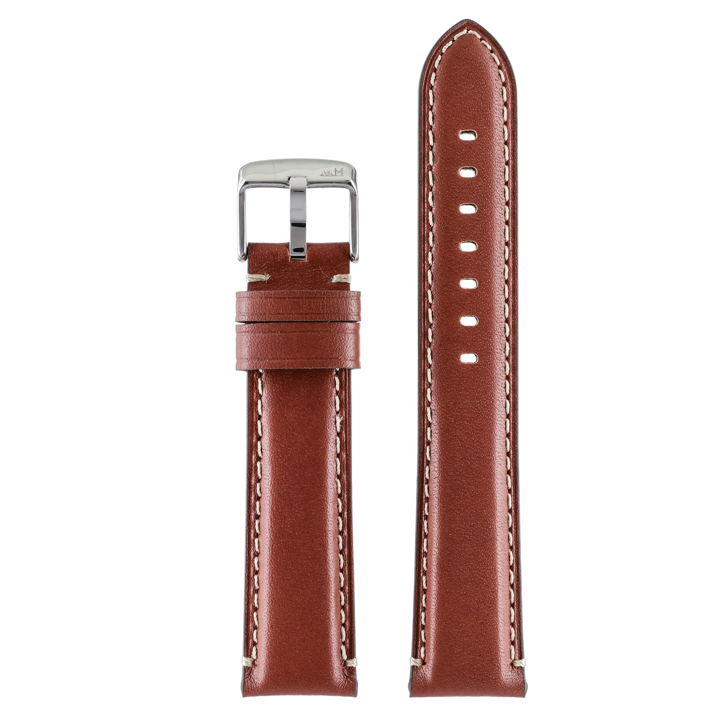Grafic Leather Watch Strap