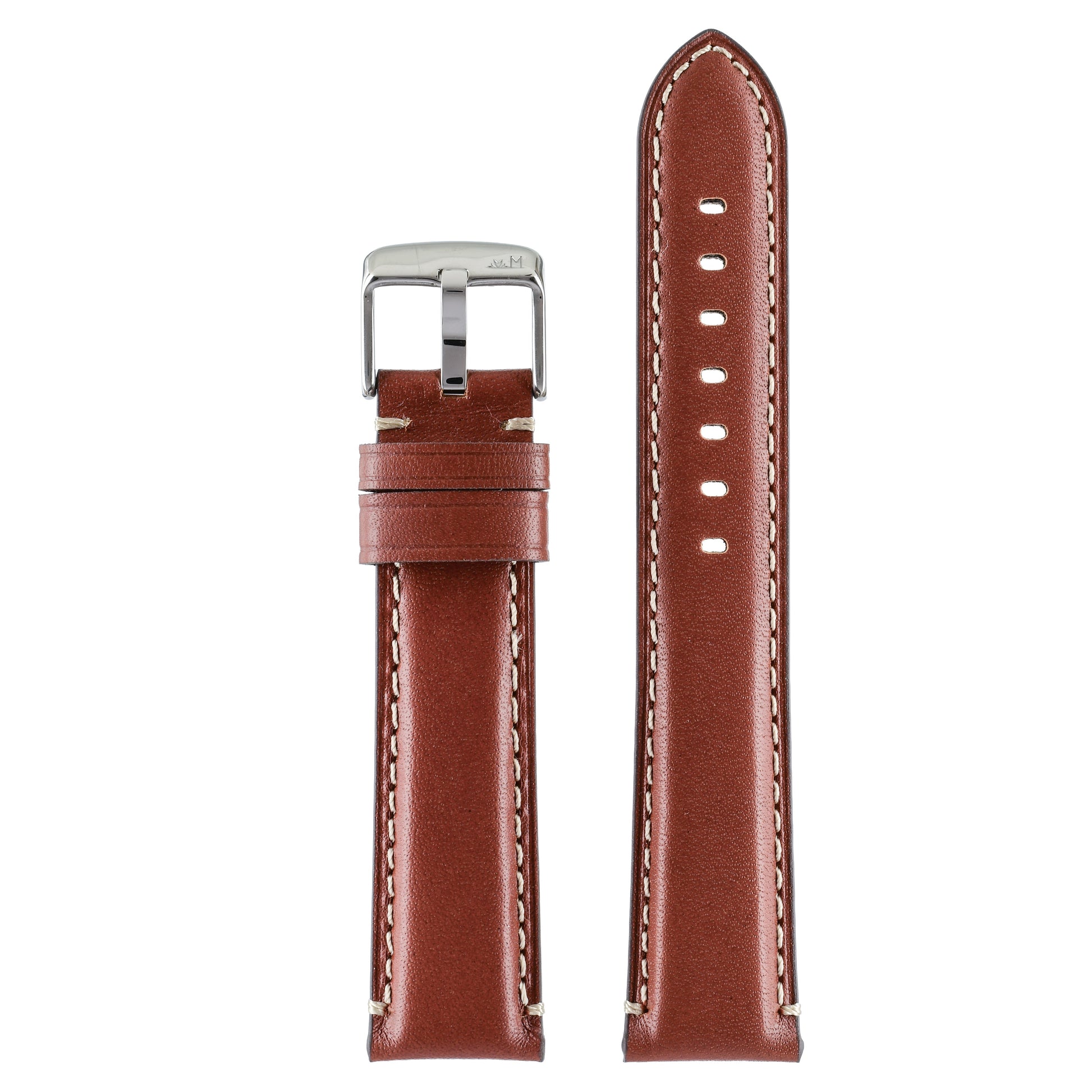 Grafic Leather Watch Strap