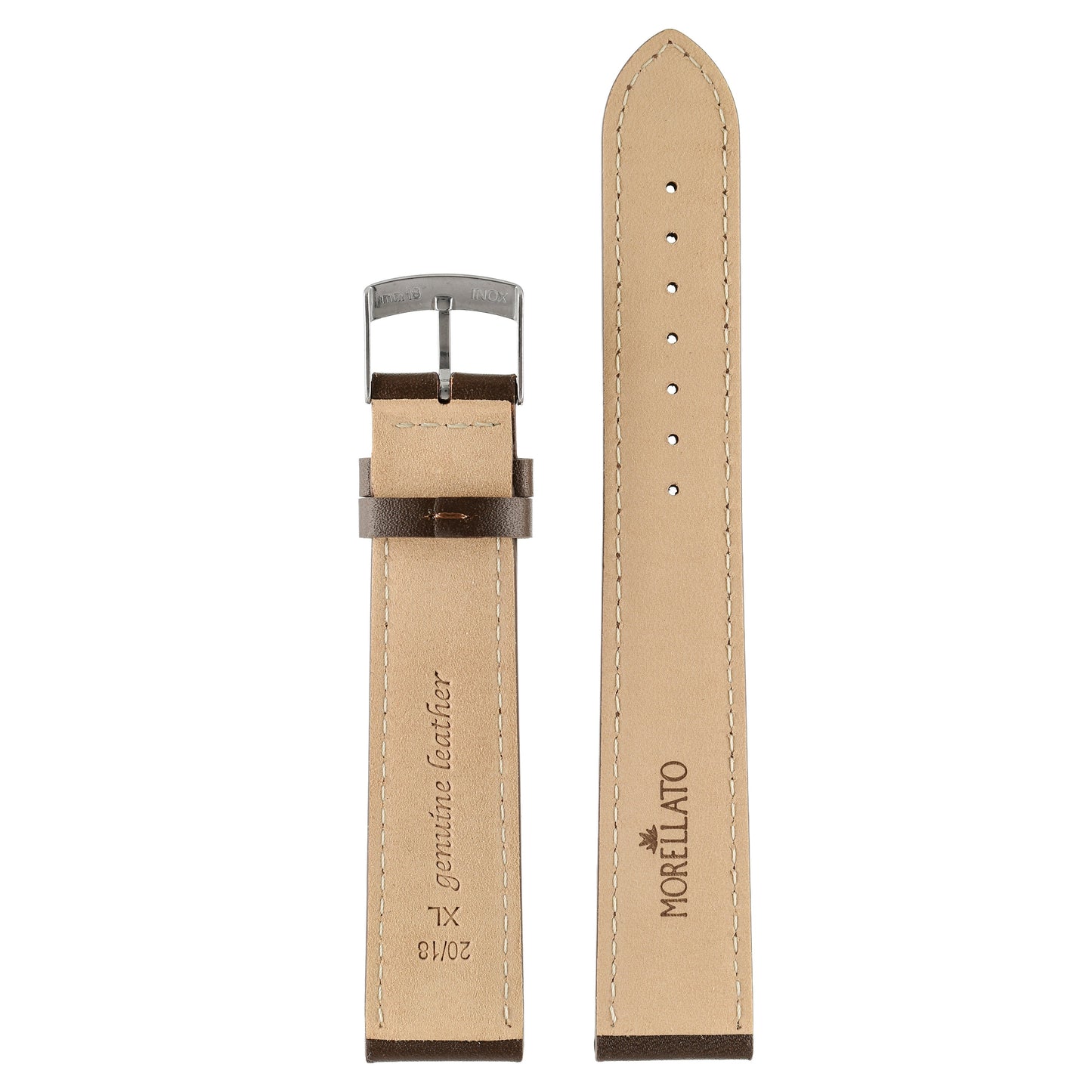 Grafic Leather Watch Strap