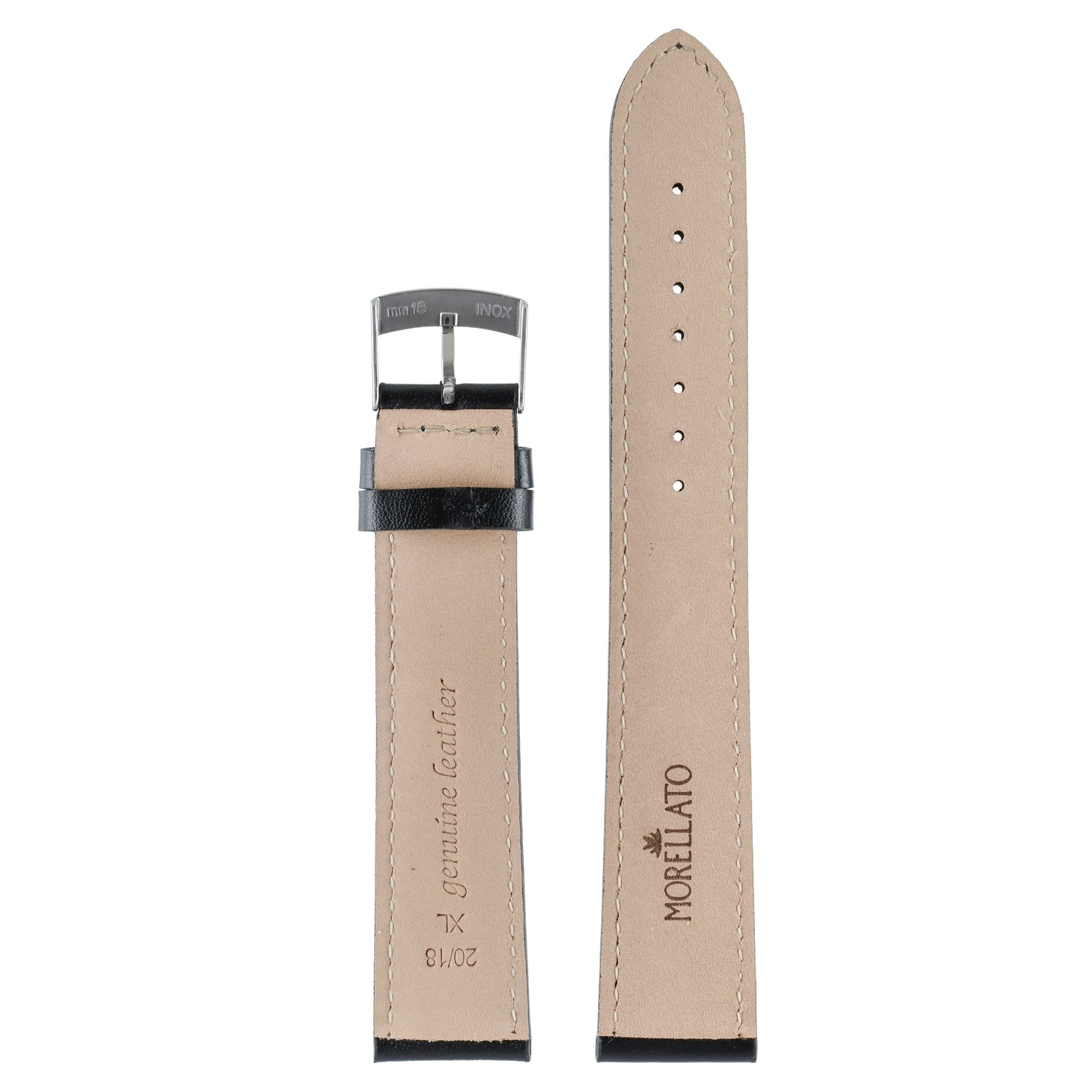Grafic Leather Watch Strap