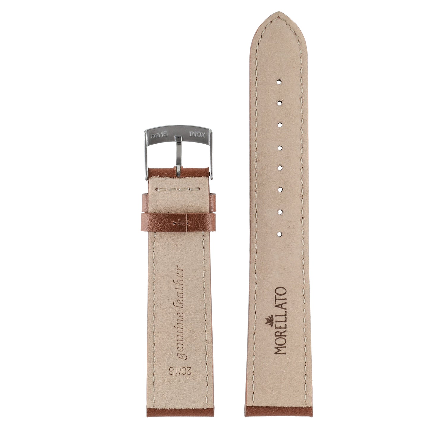 Grafic Leather Watch Strap