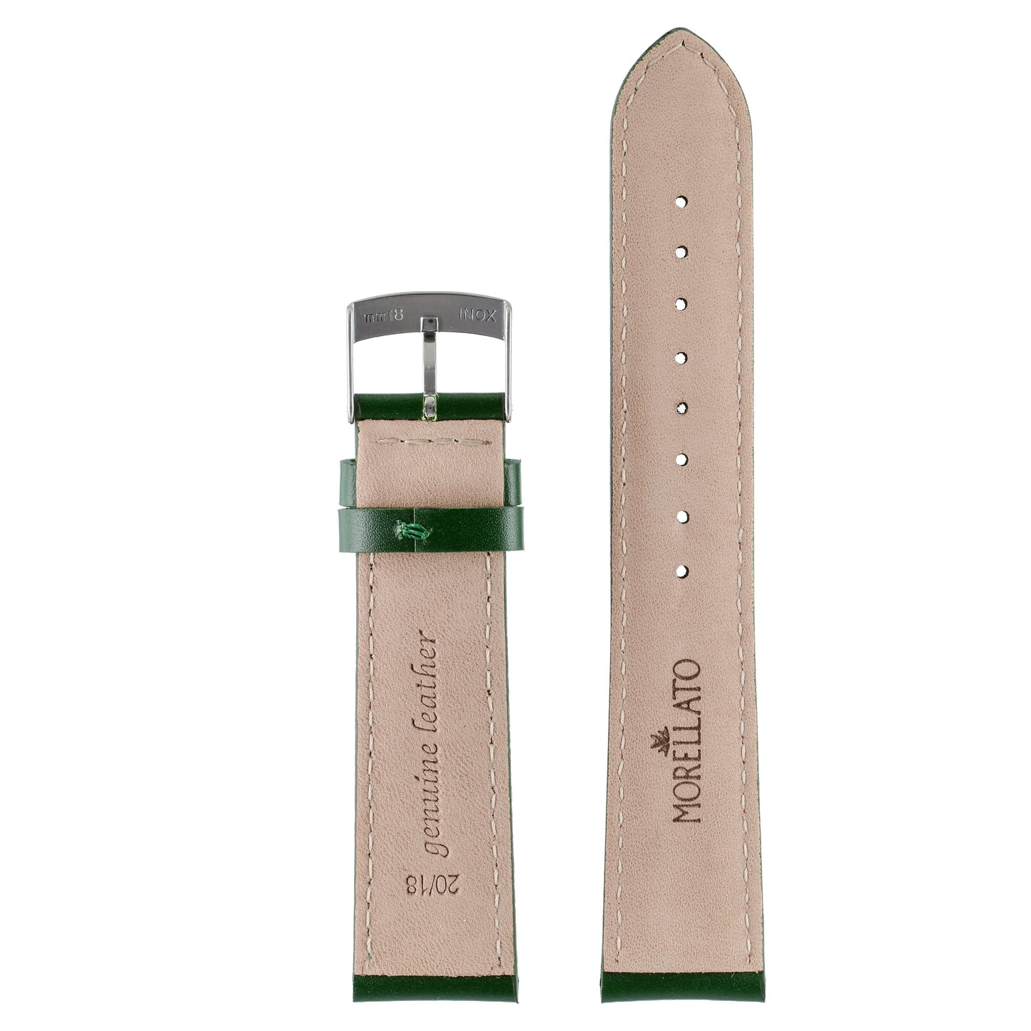 Grafic Leather Watch Strap
