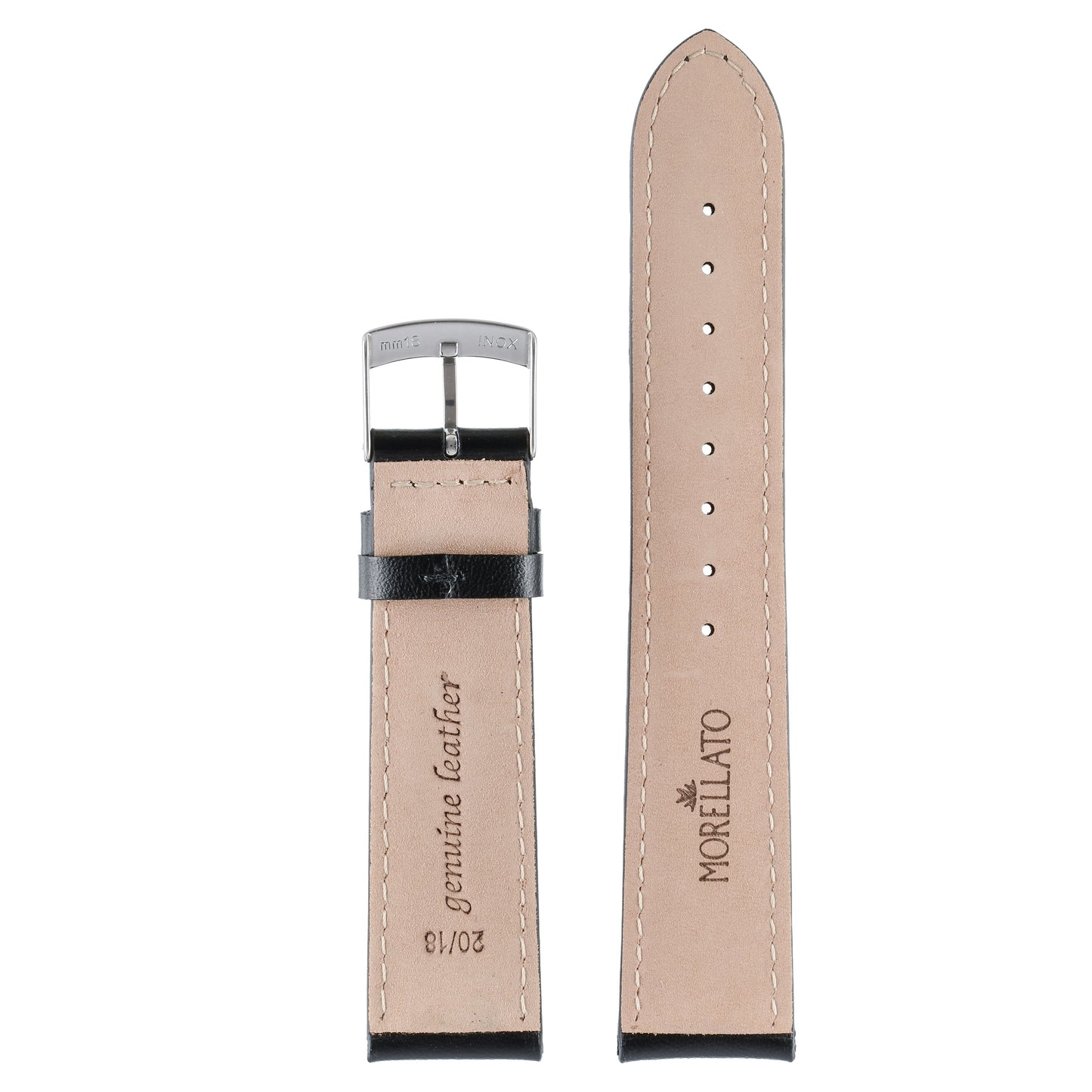 Grafic Leather Watch Strap