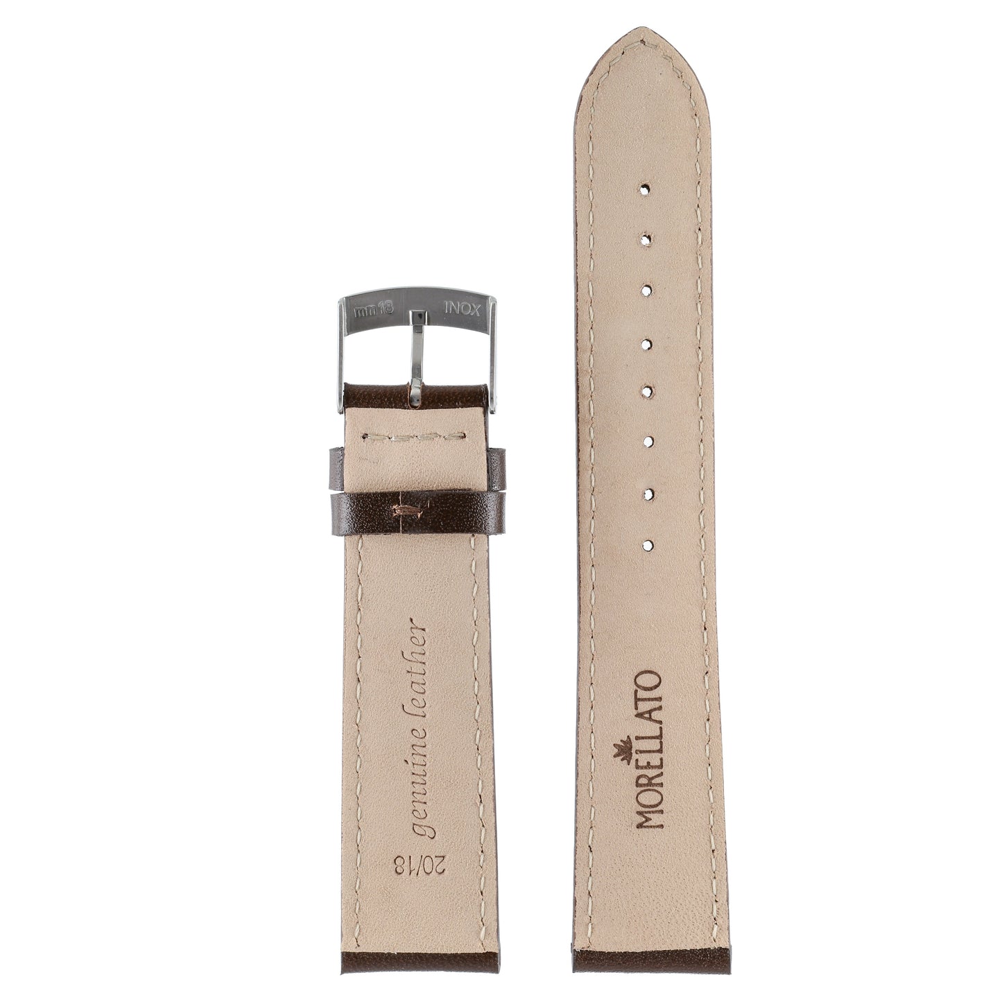 Grafic Leather Watch Strap