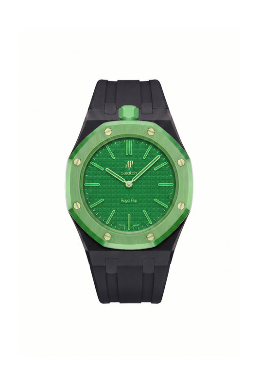 Green Eight Royal Pop Rubber Strap