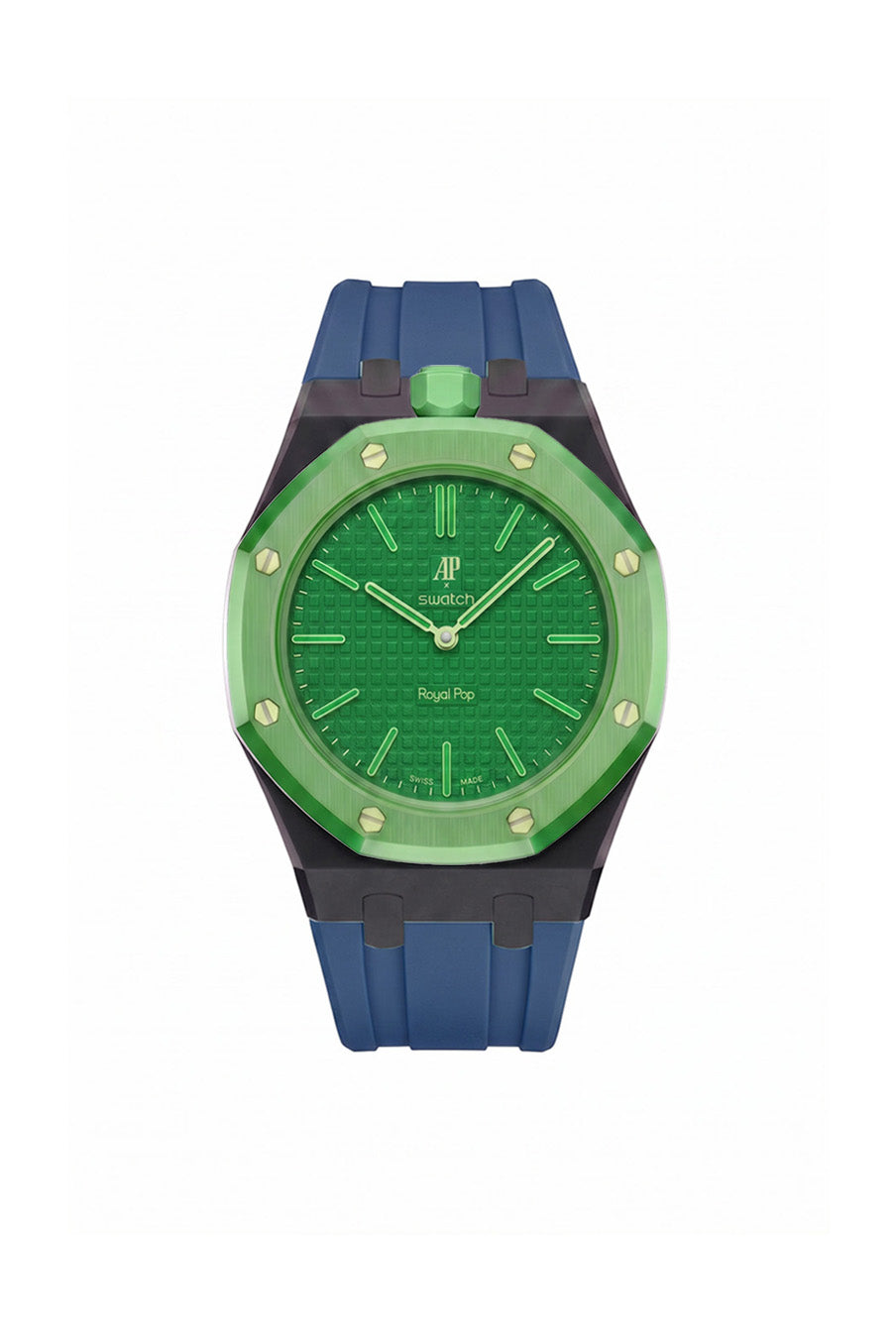 Green Eight Royal Pop Rubber Strap