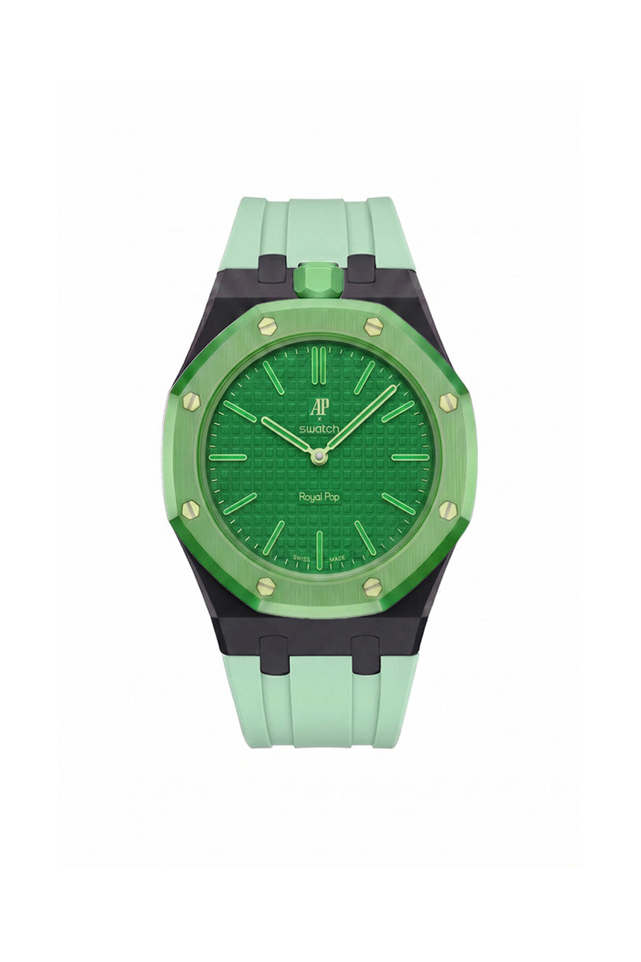 Green Eight Royal Pop Rubber Strap