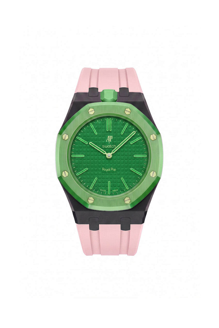 Green Eight Royal Pop Rubber Strap
