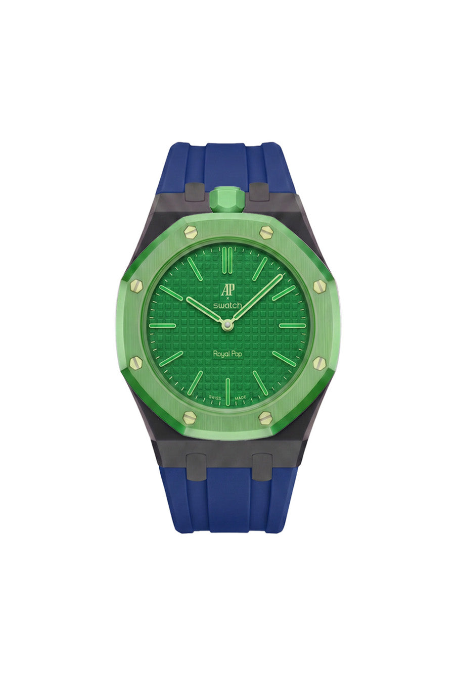 Green Eight Royal Pop Rubber Strap
