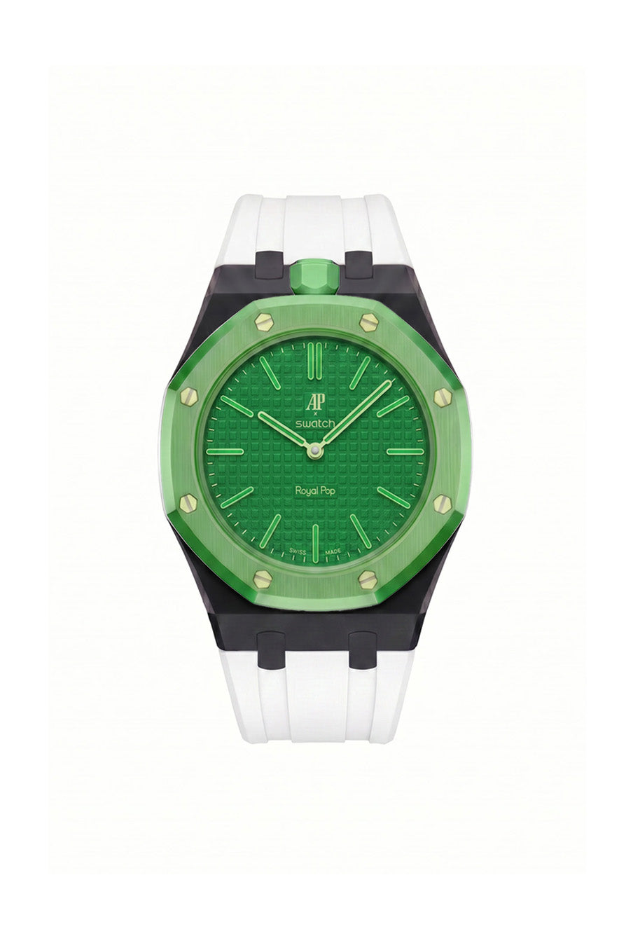 Green Eight Royal Pop Rubber Strap
