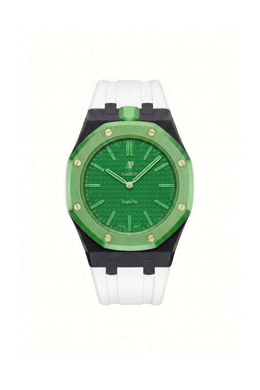 Green Eight Royal Pop Rubber Strap