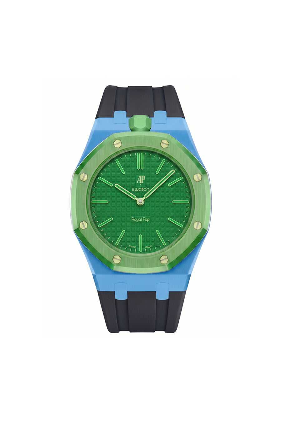 Green Eight Royal Pop Rubber Strap