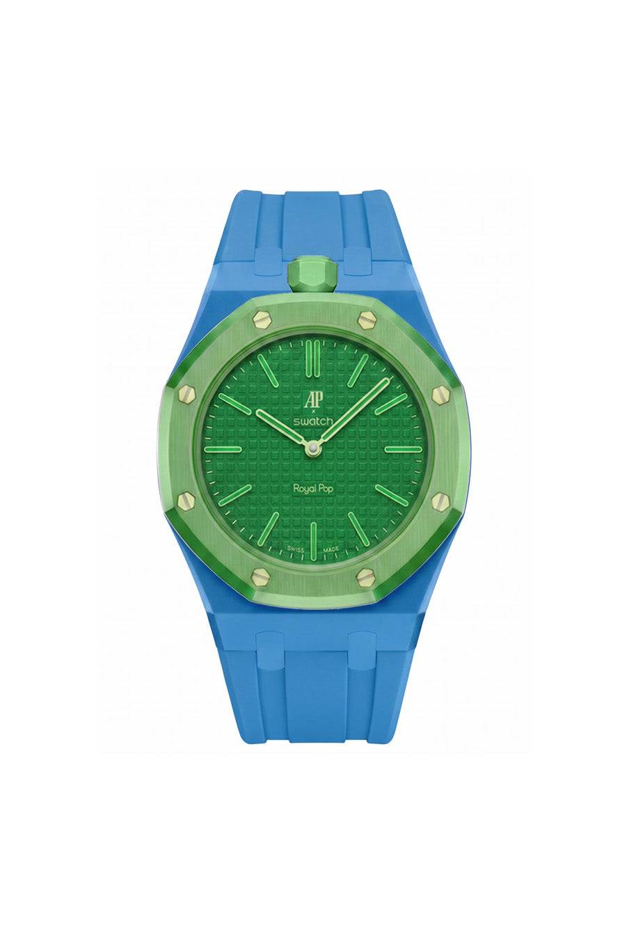 Green Eight Royal Pop Rubber Strap