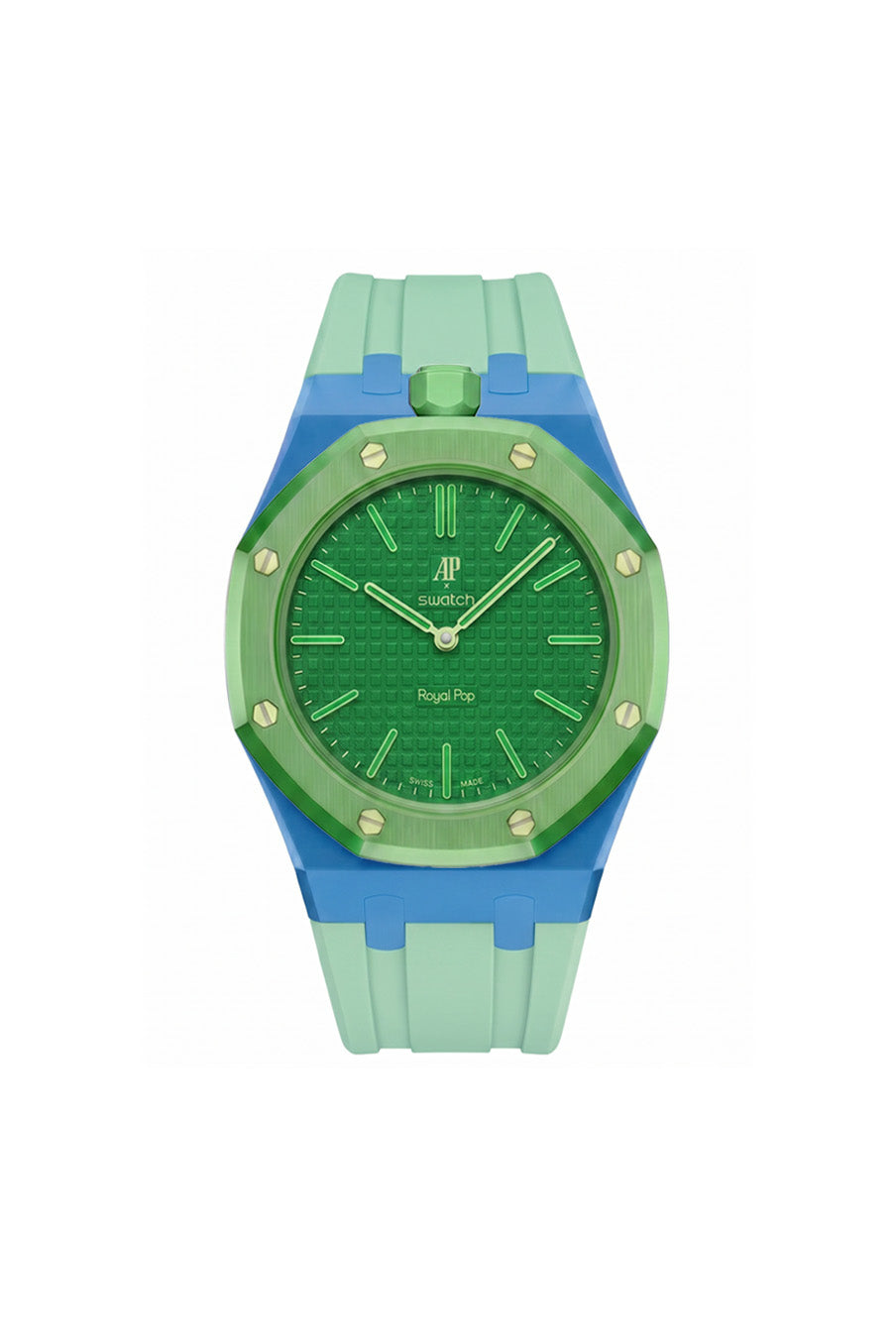 Green Eight Royal Pop Rubber Strap