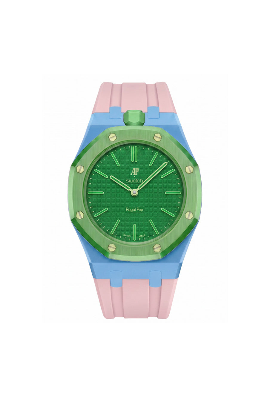 Green Eight Royal Pop Rubber Strap
