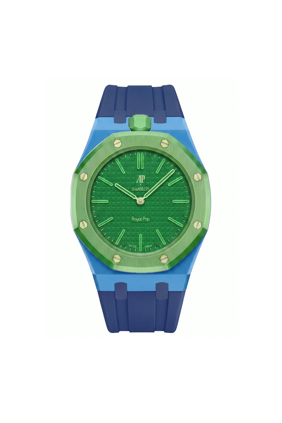 Green Eight Royal Pop Rubber Strap