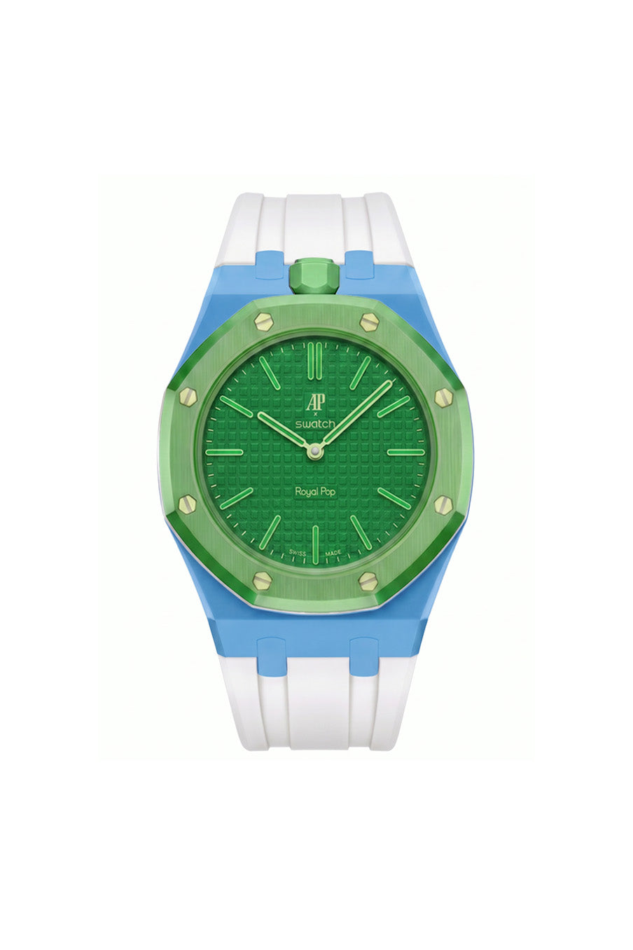 Green Eight Royal Pop Rubber Strap