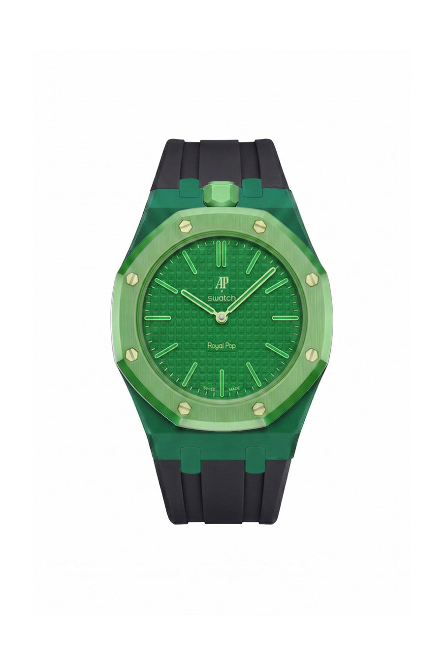 Green Eight Royal Pop Rubber Strap