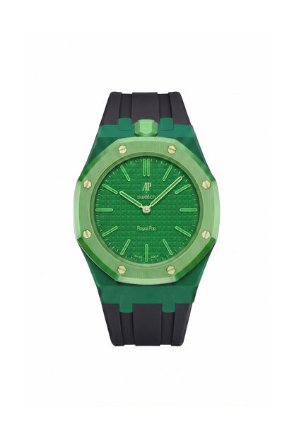 Green Eight Royal Pop Rubber Strap