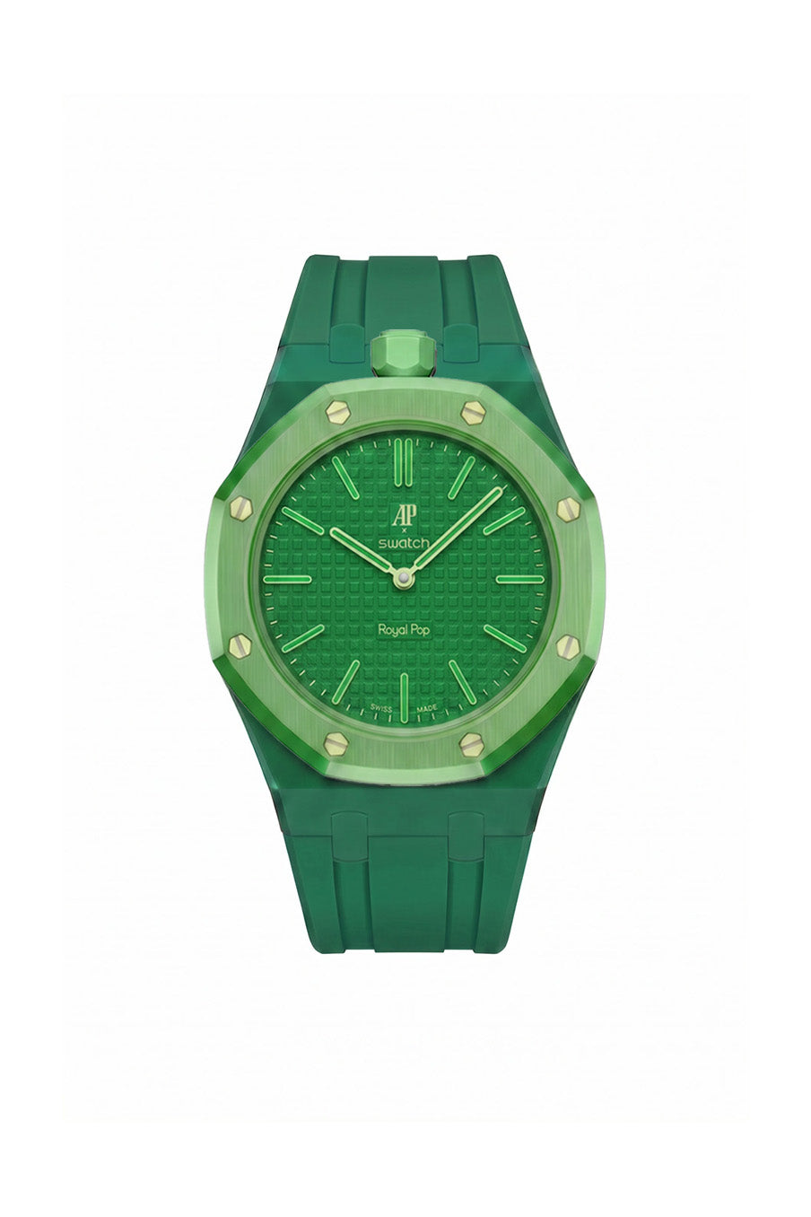 Green Eight Royal Pop Rubber Strap