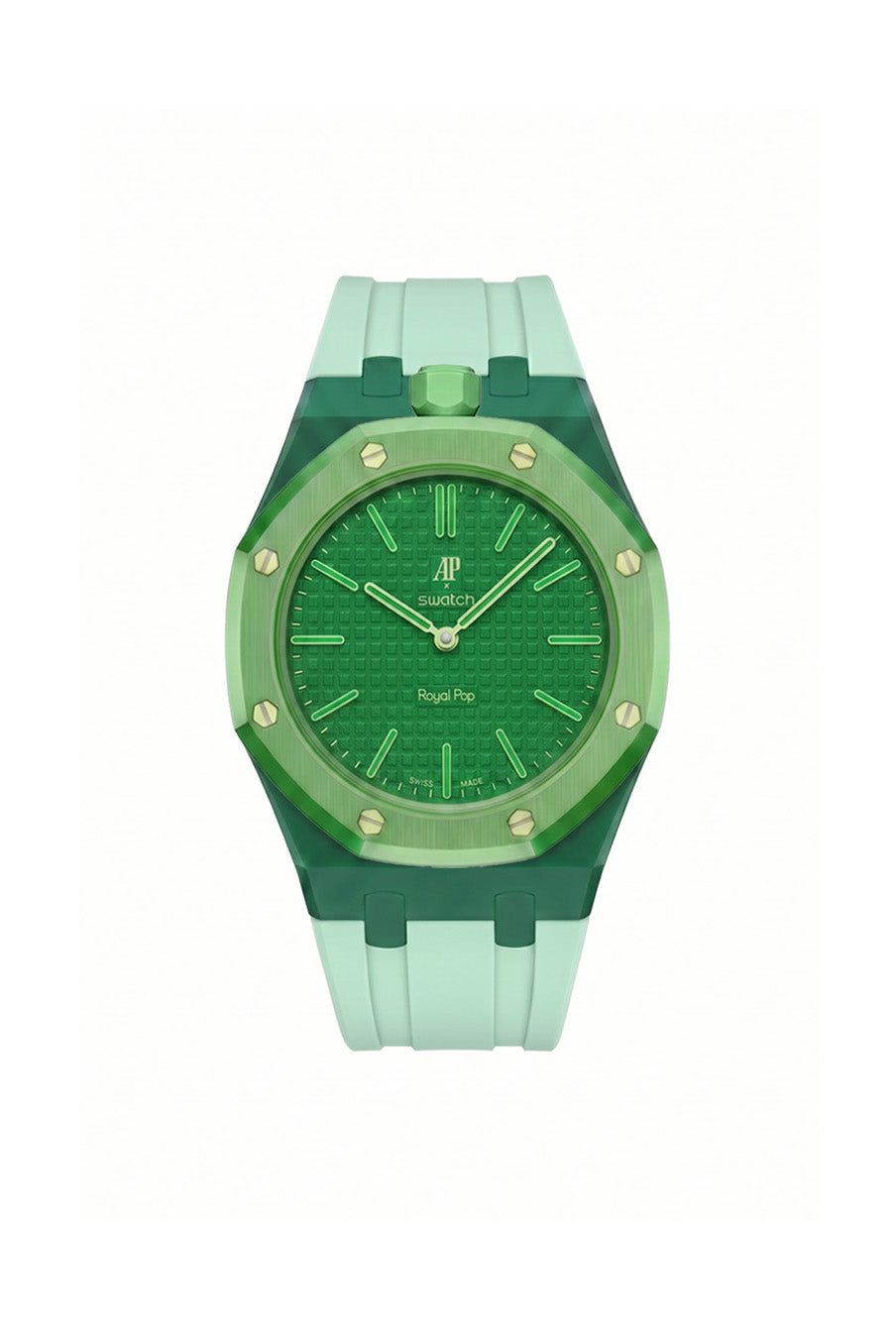 Green Eight Royal Pop Rubber Strap