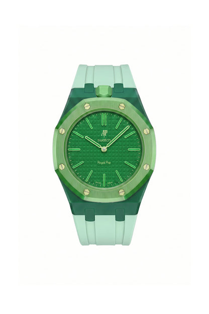 Green Eight Royal Pop Rubber Strap