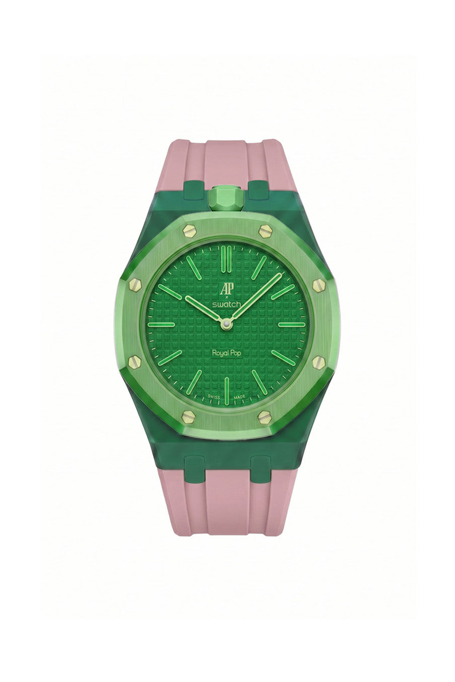 Green Eight Royal Pop Rubber Strap
