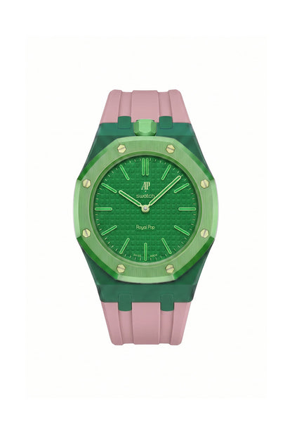Green Eight Royal Pop Rubber Strap