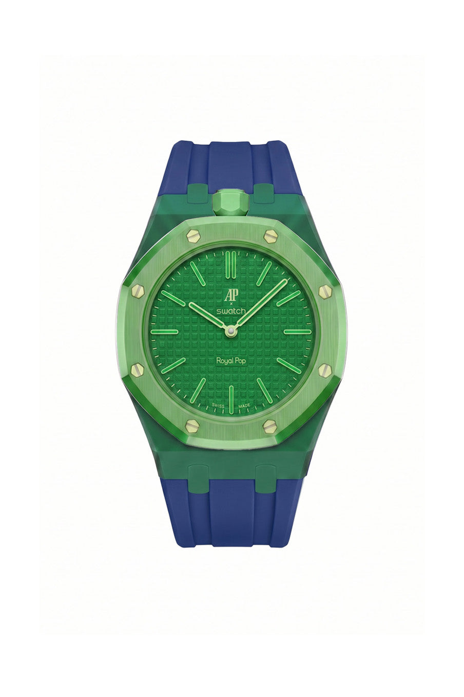 Green Eight Royal Pop Rubber Strap