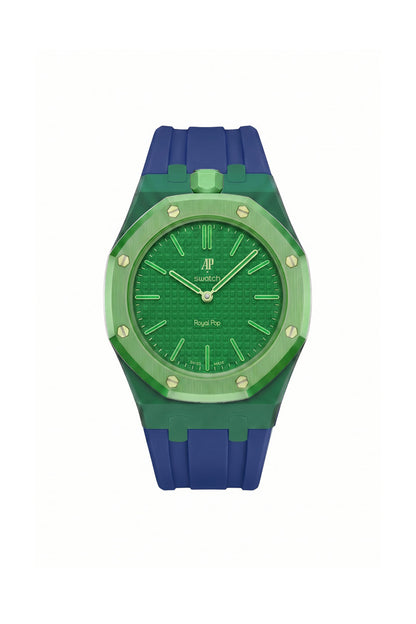Green Eight Royal Pop Rubber Strap