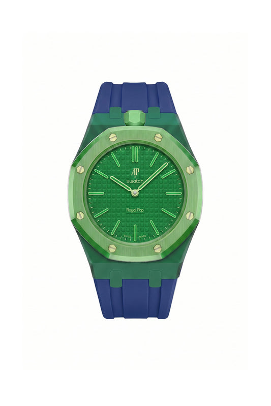 Green Eight Royal Pop Rubber Strap