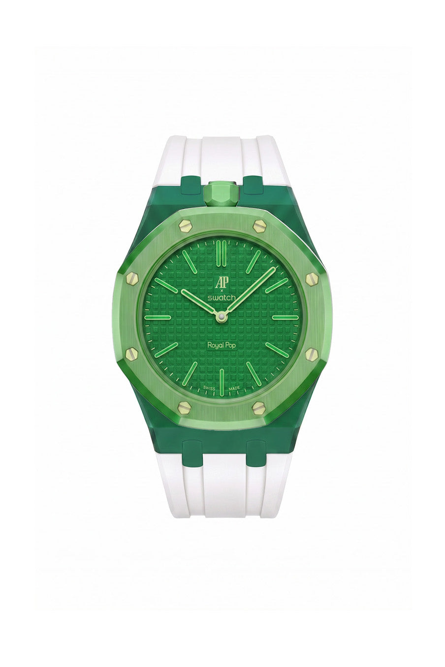 Green Eight Royal Pop Rubber Strap
