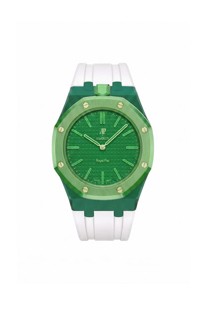 Green Eight Royal Pop Rubber Strap
