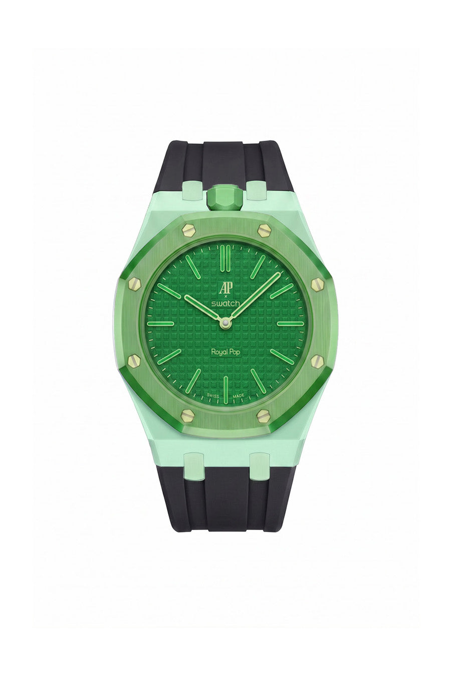 Green Eight Royal Pop Rubber Strap