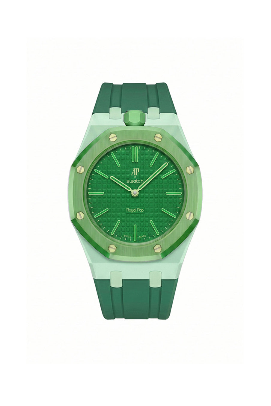 Green Eight Royal Pop Rubber Strap