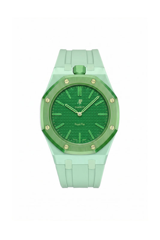 Green Eight Royal Pop Rubber Strap