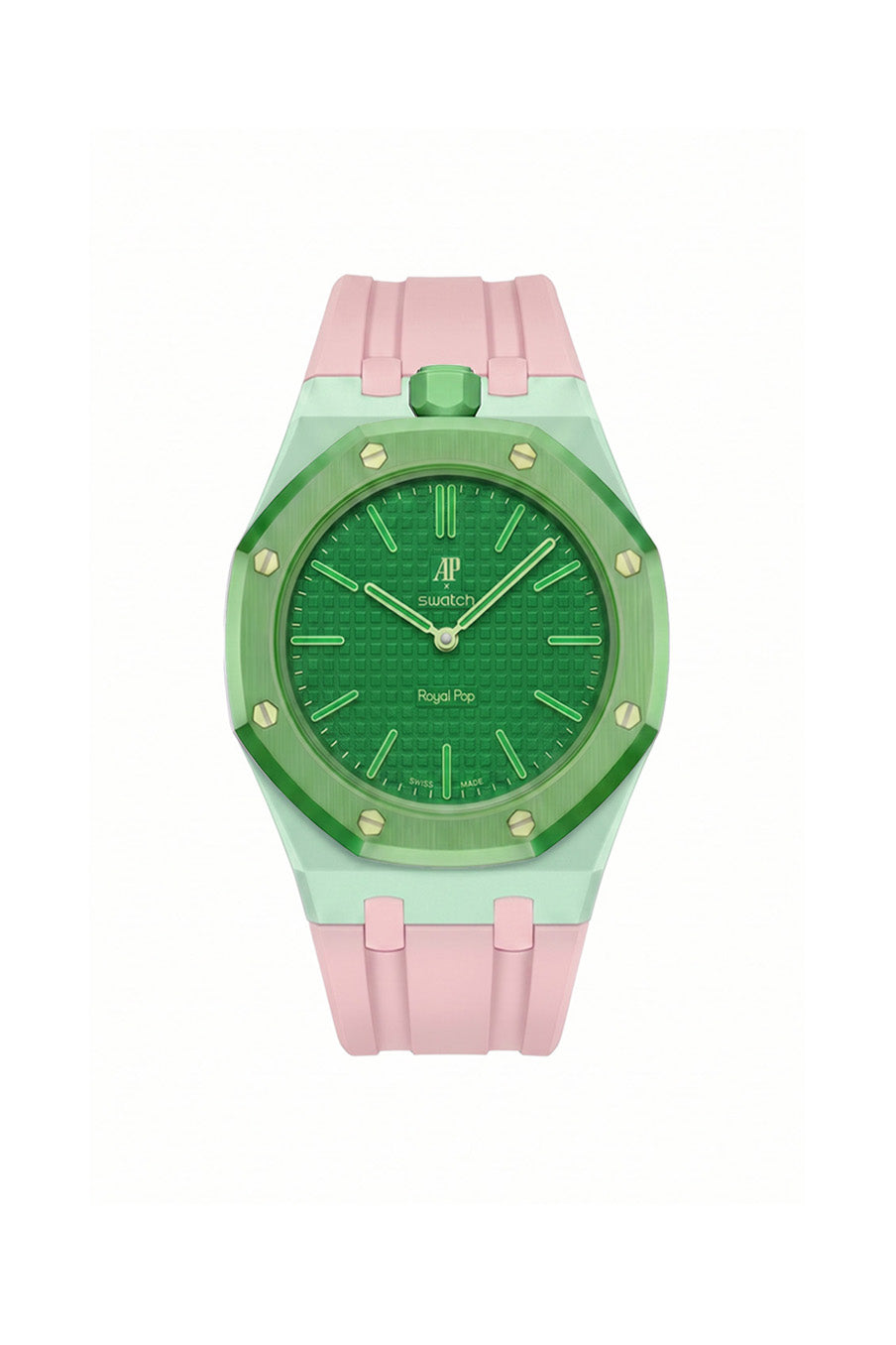 Green Eight Royal Pop Rubber Strap