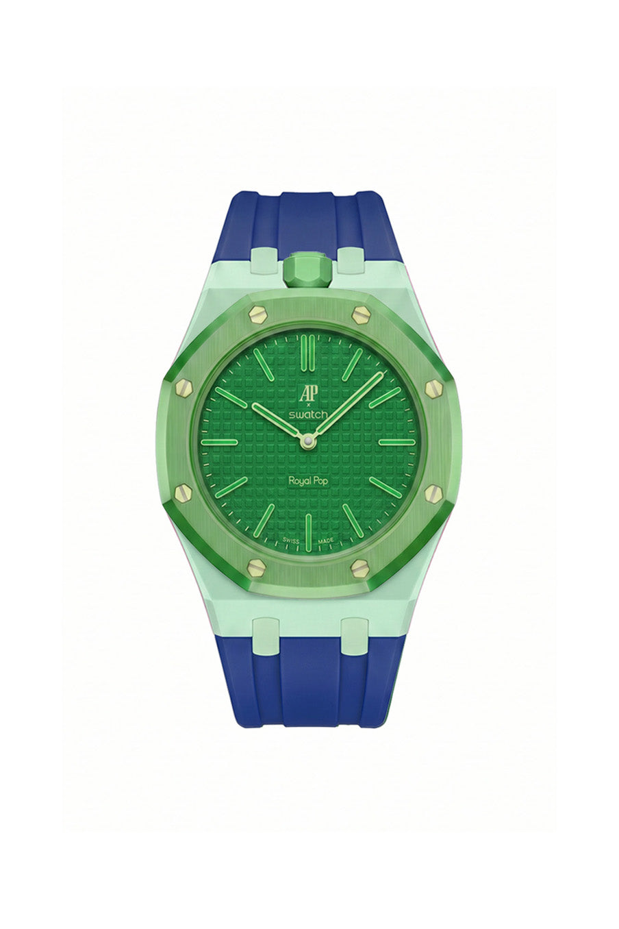 Green Eight Royal Pop Rubber Strap