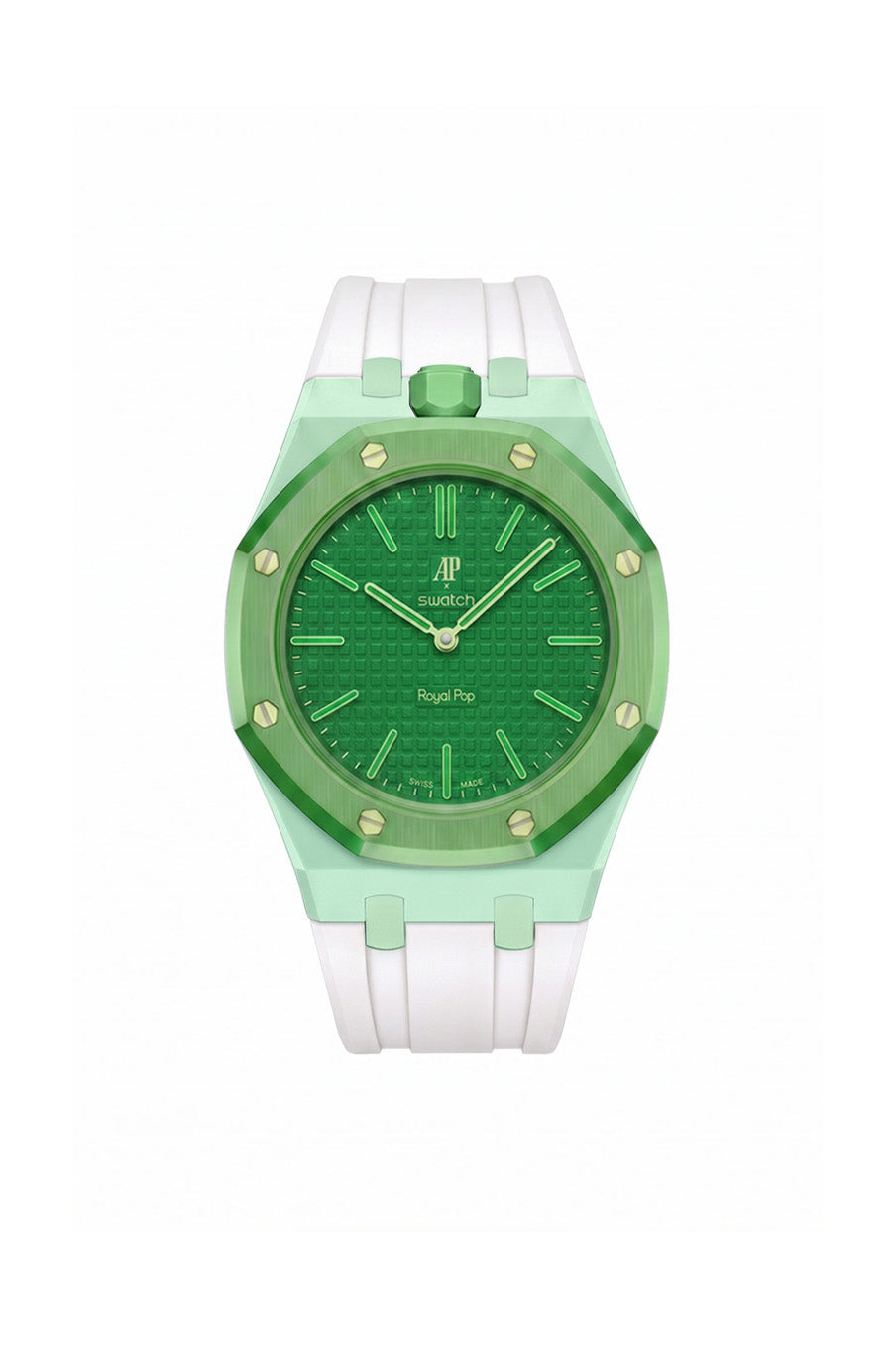 Green Eight Royal Pop Rubber Strap