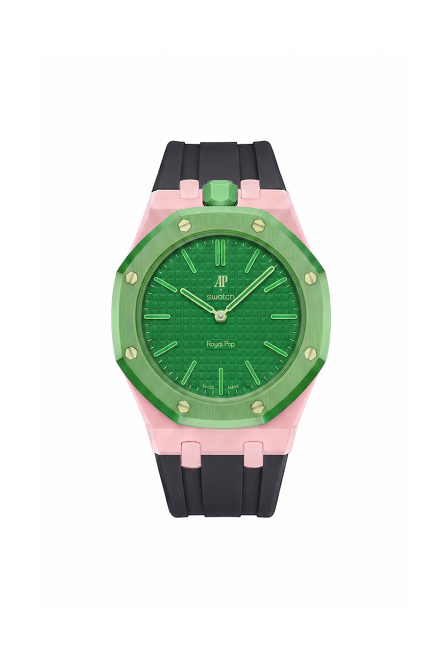 Green Eight Royal Pop Rubber Strap