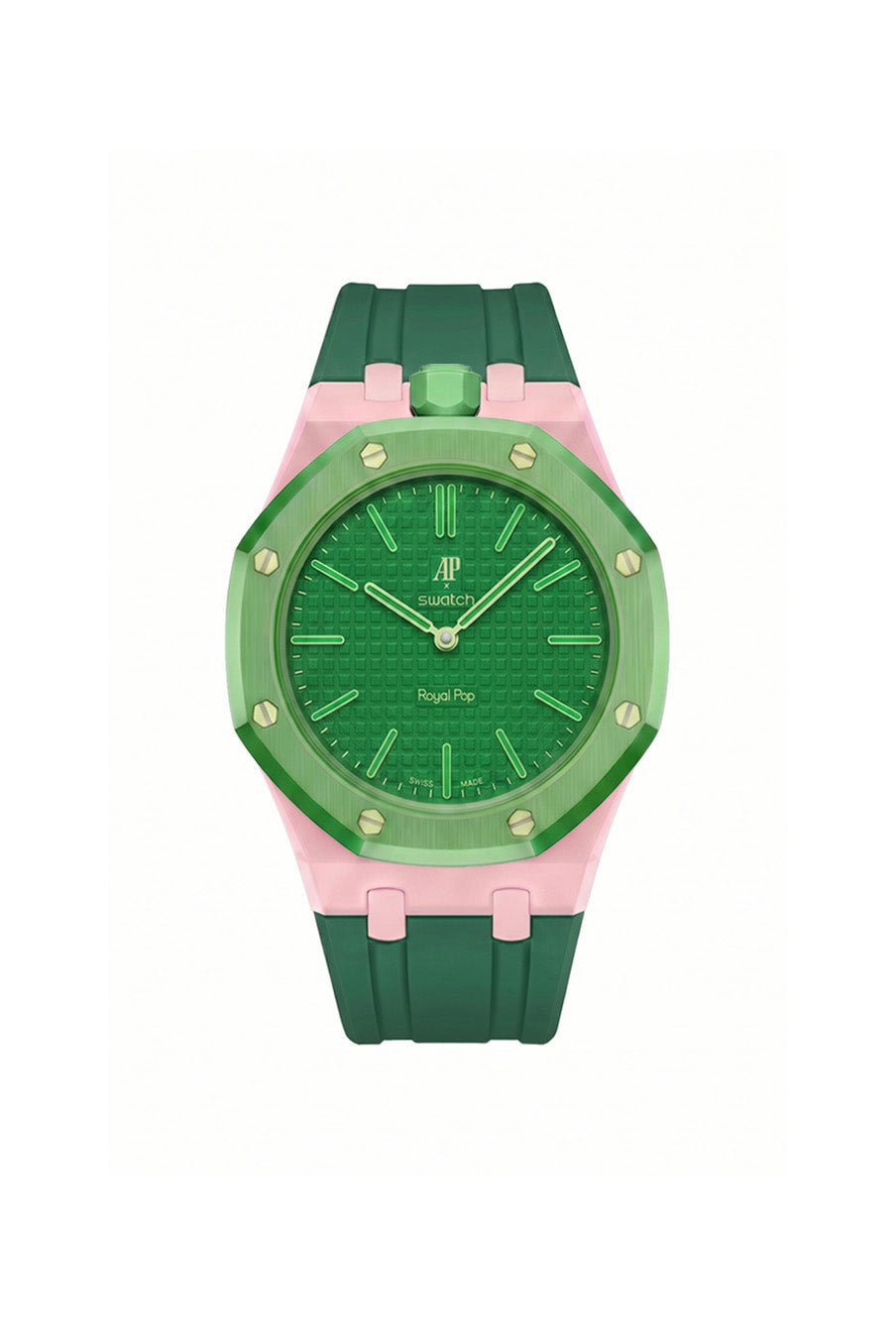 Green Eight Royal Pop Rubber Strap