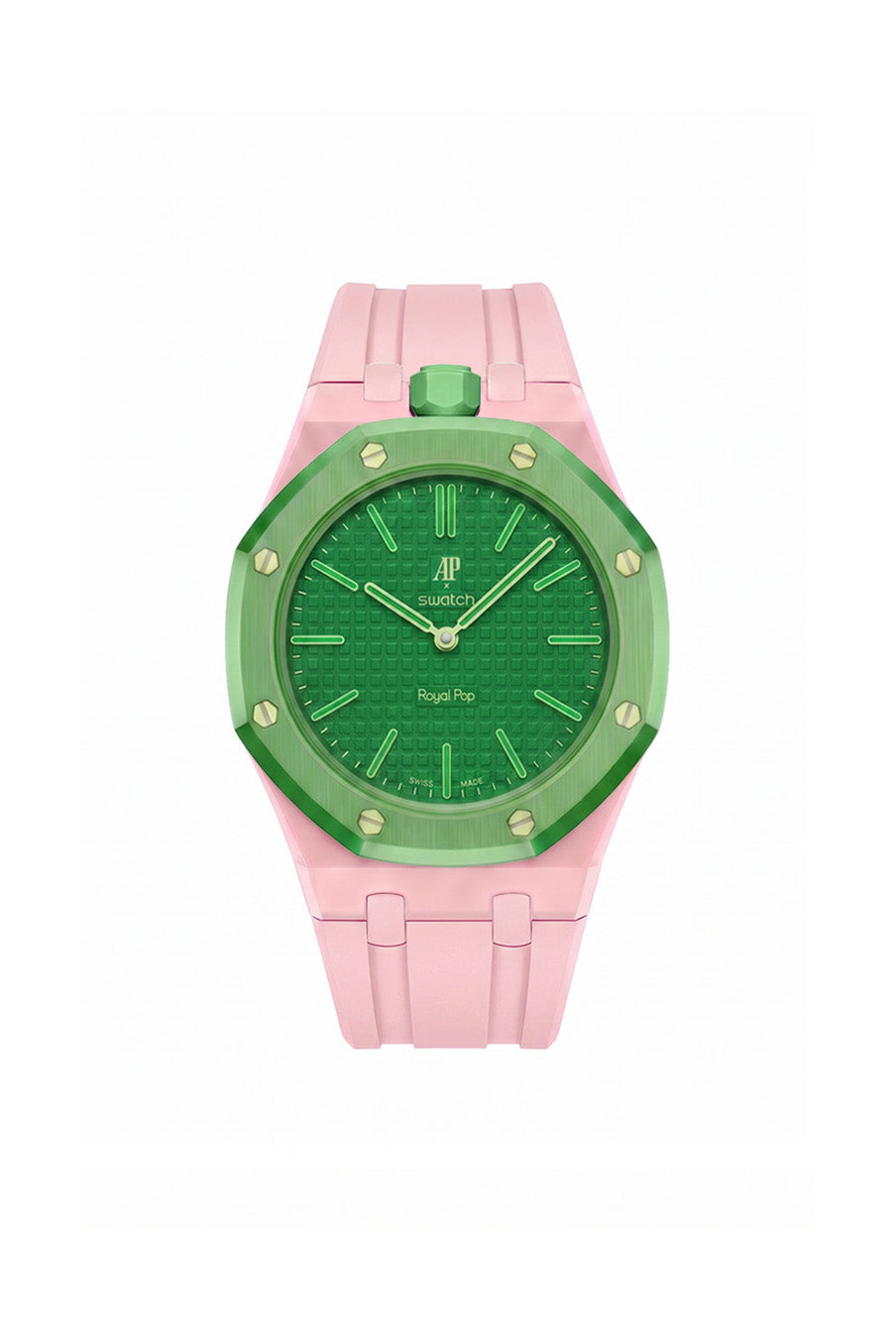 Green Eight Royal Pop Rubber Strap
