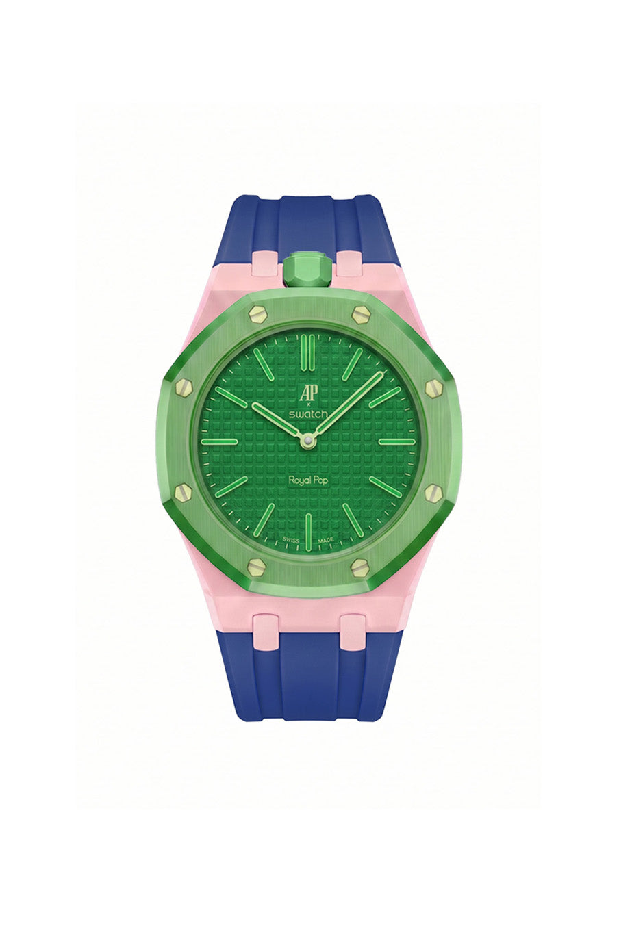 Green Eight Royal Pop Rubber Strap