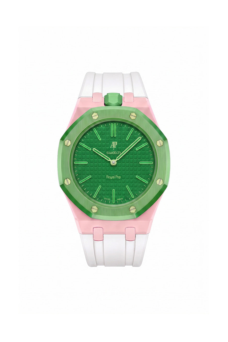 Green Eight Royal Pop Rubber Strap
