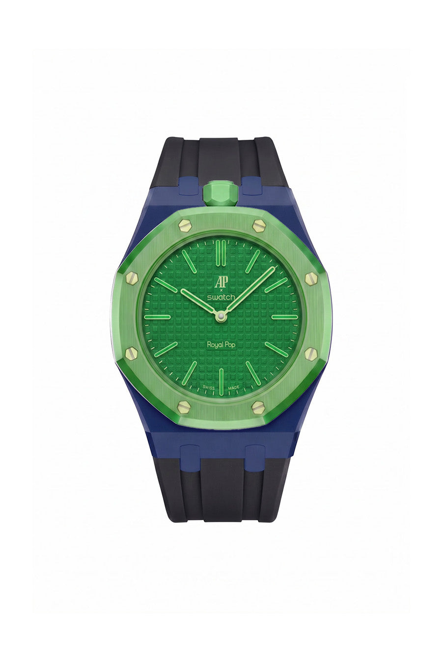 Green Eight Royal Pop Rubber Strap
