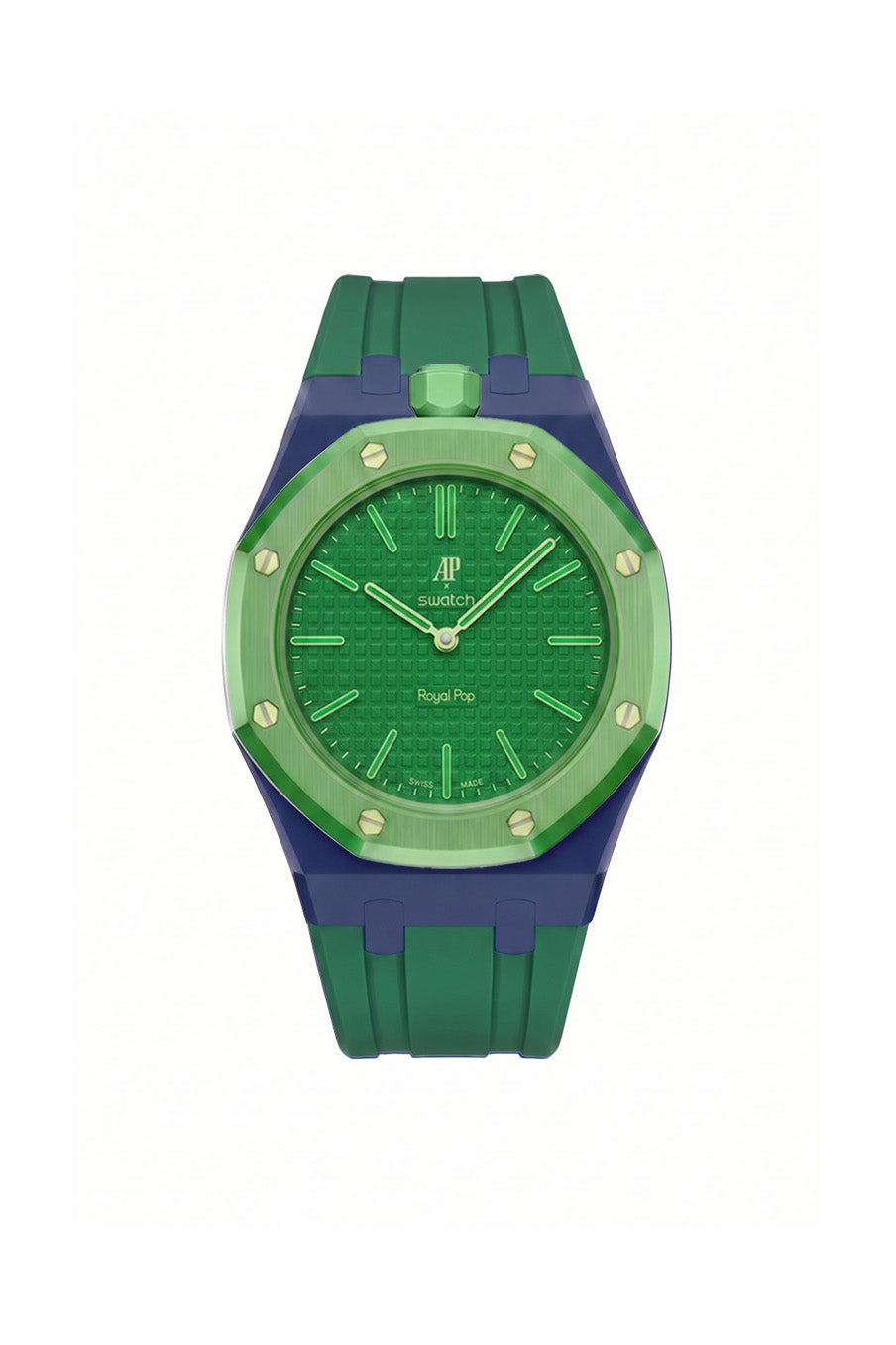 Green Eight Royal Pop Rubber Strap
